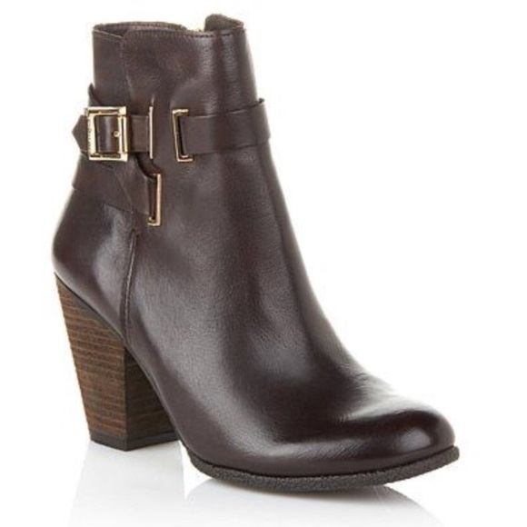 Vince Camuto Shoes - Vince Camuto Harriet soft leather stacked ankle